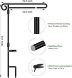 Solar Flagpole Light, Dusk to Dawn