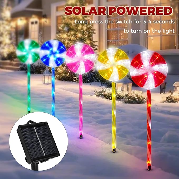 Solar Driveway Path Lights, Waterproof