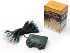 16ft Christmas LED String Lights, Waterproof Timer Lights