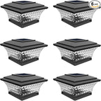 Solar Post Cap Lights, Waterproof LED