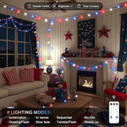 33ft White String Lights for Patio, Waterproof LED
