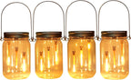 LED Mason Jar Fairy Lights, Solar Patio