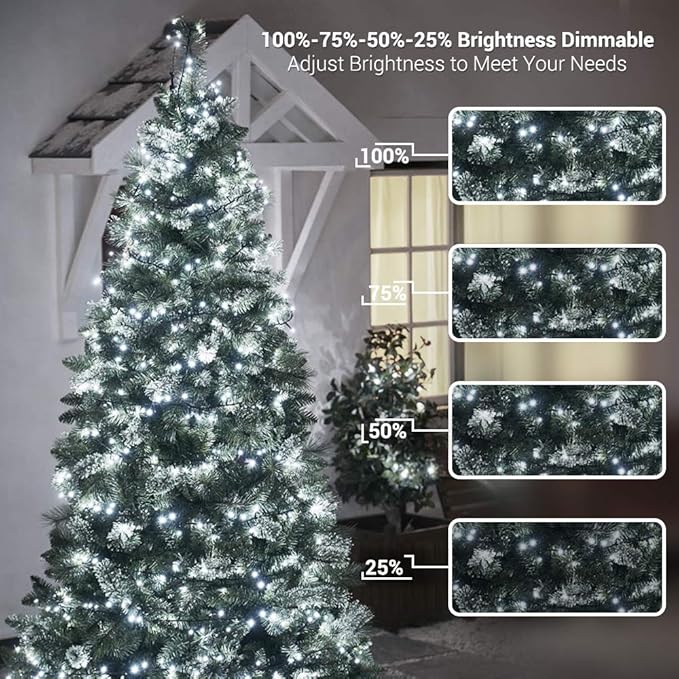 Christmas Fairy Lights, 4ft 500 LED Battery Twinkle Lights