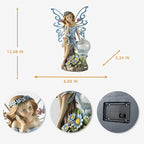 12.68" Garden Solar Lawn Figurine Light, Waterproof