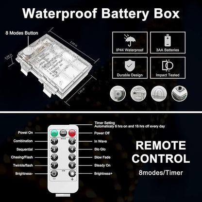 LED Rope Lights, Remote Control Color-Changing