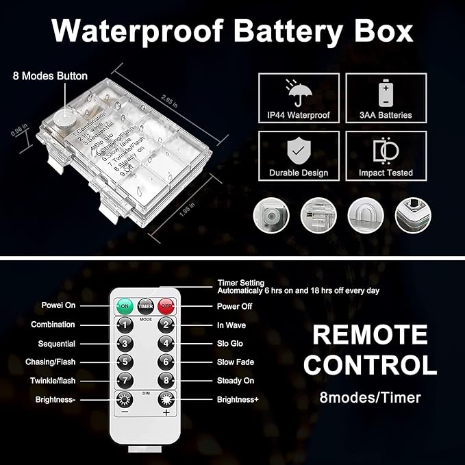 Remote Control Rope Lights, Color-Changing LED