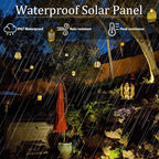 Solar Driveway Path Lights 2-Pack, Waterproof