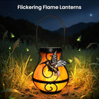 Solar Hummingbird Lanterns 2-Pack, Outdoor Hanging LED Decor