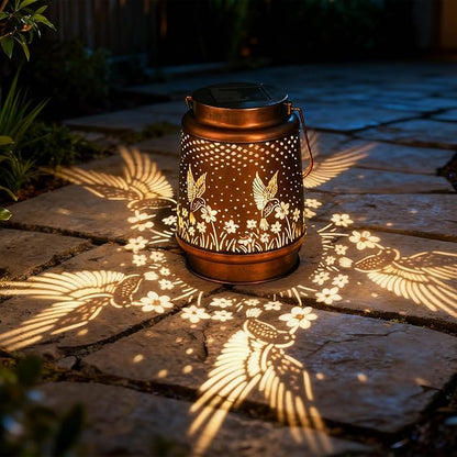 Christmas Gifts Lantern Outdoor Waterproof Decorations Garden Decor, Christmas Birthday Gifts for Women, Mom, Grandma Decorative Garden for Patio Yard Lawn Front Porch Gardening Gifts
