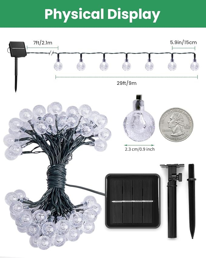 Green Outdoor Edison String Lights, Weatherproof