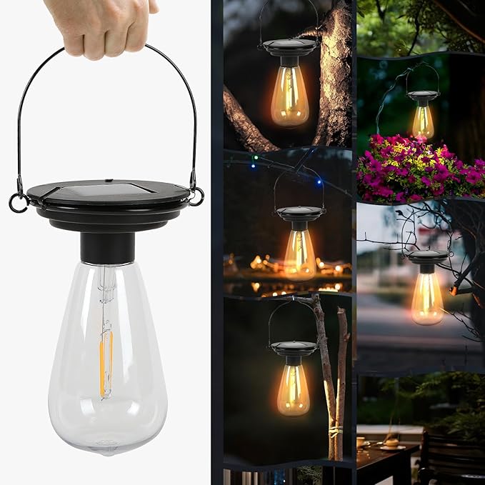 Replacement Solar Light Parts-Solar Lanterns Outdoor Waterproof Two Sizes for Versatile Switching 1 Pack They Can Serve As Accessories Or Stand Alone As Lanterns