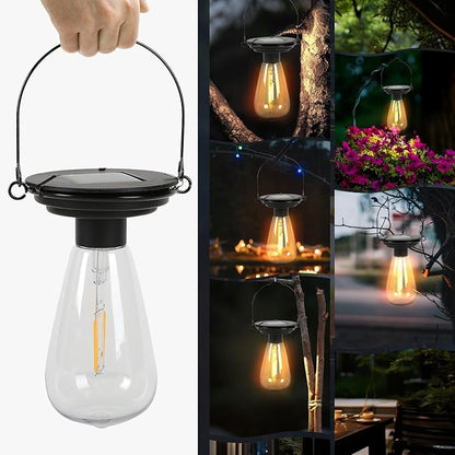 Replacement Solar Light Parts-Solar Lanterns Outdoor Waterproof Two Sizes for Versatile Switching 1 Pack They Can Serve As Accessories Or Stand Alone As Lanterns