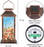Solar Bee Lanterns, Garden Hanging LED Decor