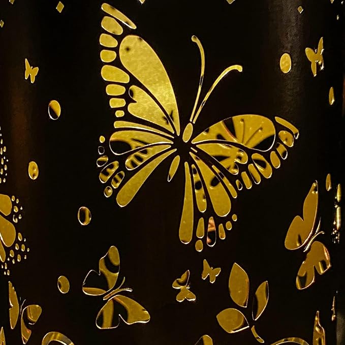 4-Pack Butterfly Solar Lanterns, Waterproof LED Outdoor Lights