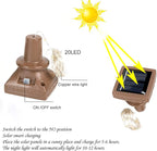 8-Pack 20 LED Wine Bottle Fairy Lights, Solar Cork