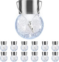 Globe Solar Lantern Set 12-Pack, Rustic Porch Lighting
