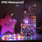 Christmas Yard String Lights 4-Pack, 4ft 50 LED Waterproof