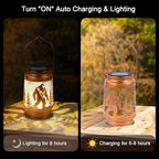 Bigfoot Solar Hanging Lanterns, Decorative Outdoor Decor