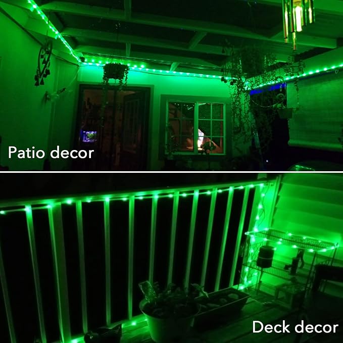 66ft LED Rope Lights, Remote Control Color-Changing