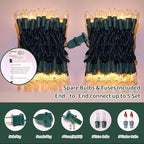 Christmas Fairy Lights, 20ft Battery Twinkle Lights