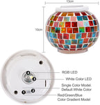Solar Mosaic Garden Statue Light, Outdoor Decor
