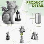 Cat Solar Lawn Figurine Light, Waterproof