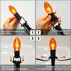 Halloween String Lights, 5ft Waterproof Twinkle Lights