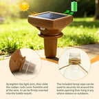 8-Pack 20 LED Wine Bottle Fairy Lights, Solar Cork