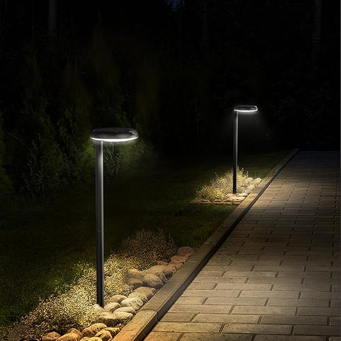 Solar Garden Path Lights, Waterproof