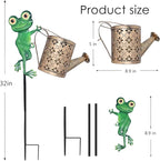 Solar Frog Statue Light, Yard Decor
