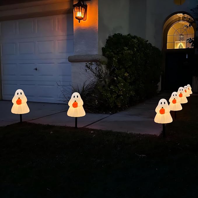 C9 Pathway Lights, 7ft LED Stakes