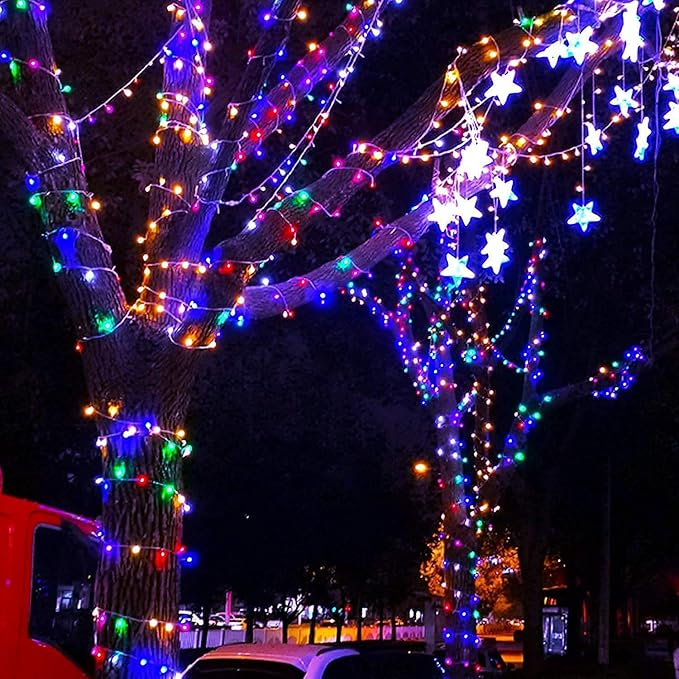 Christmas Fairy Lights, 33ft 100 LED Battery Twinkle Lights