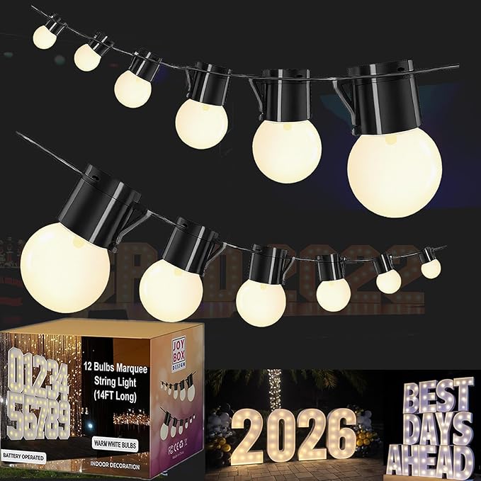 Christmas Fairy Lights, 12 LED Battery Twinkle Lights