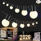 Christmas Twinkle Lights, 12ft Waterproof for Patio