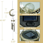 Crackle Solar Lawn Figurine Light, Waterproof
