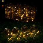 Garden Solar Hanging Lanterns, Metal Yard Decor