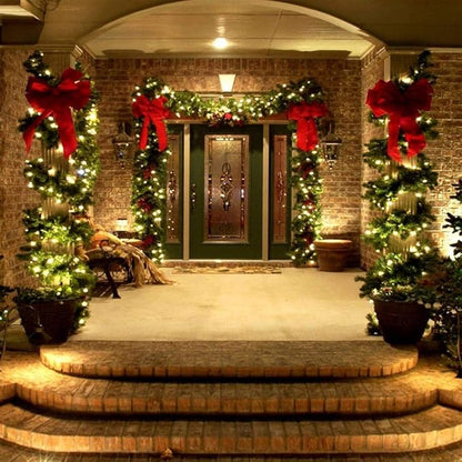 Joomer Battery Christmas Lights, 33ft 100LED Fairy Lights Battery Operated Timer 8 Modes Waterproof for Outdoor Home Garden Party Holiday Christmas Trees Decoration (Warm White)