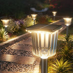 Cool White Solar Pathway Lights 6-Pack, Walkway LED