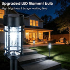 Solar Driveway Path Lights 8-Pack, Waterproof