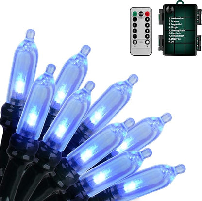 Christmas String Lights, 18ft 50 LED Waterproof Twinkle Lights