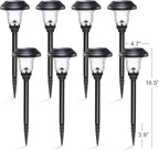 8-Pack Solar Landscape Lights for Driveway