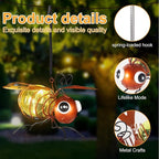 2-Pack Bee Solar Hanging Lantern, Outdoor Pendant