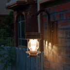 2-Pack Charming Hanging Solar Lanterns for Backyard, Waterproof LED