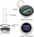 6-Pack Christmas LED String Lights, Waterproof Timer Lights