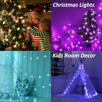 RGB Backyard String Lights, 33ft Weatherproof LED
