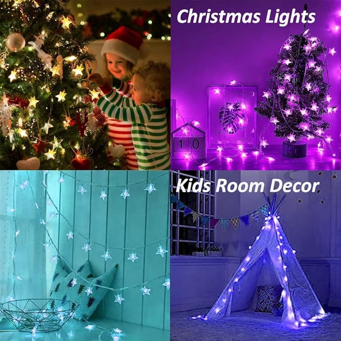 RGB Backyard String Lights, 33ft Weatherproof LED
