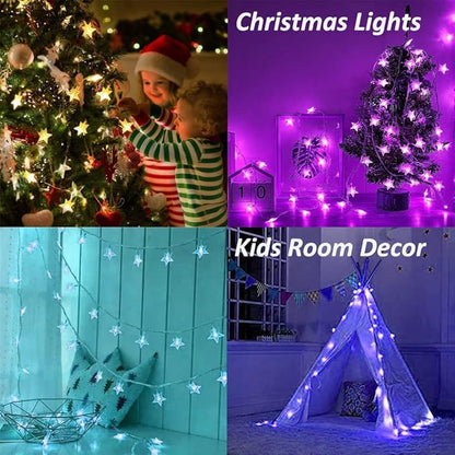 RGB Backyard String Lights, 33ft Weatherproof LED