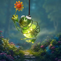 Frog Solar Hanging Lantern, Outdoor Pendant