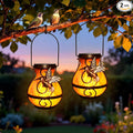 Solar Hummingbird Lanterns, Outdoor Hanging LED Decor