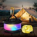 RGB Yard String Lights, 8ft Weatherproof LED